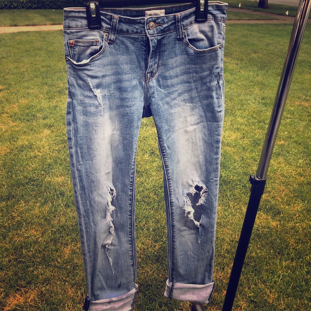 Girls size 12 Hudson boyfriend jeans